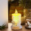 Flameless LED Christmas Candles Battery Operated White 6