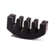 Black Rubber Violin Mute for Sound Reduction, 1 Pack, 2.20