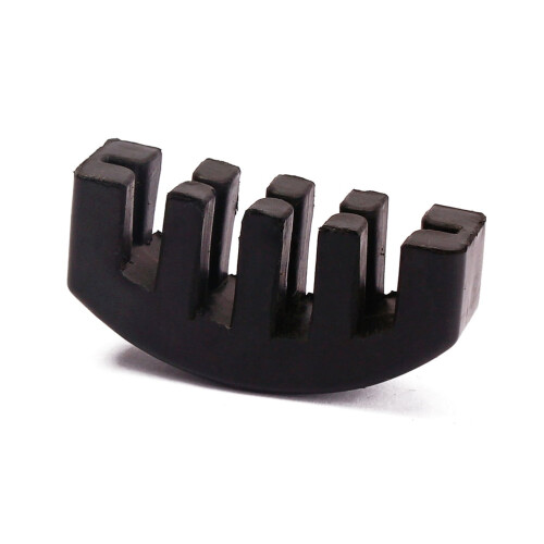 Black Rubber Violin Mute for Sound Reduction, 1 Pack, 2.20