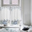 Blue and White Pumpkin Kitchen Curtains Rod Pocket 2 Panels 4