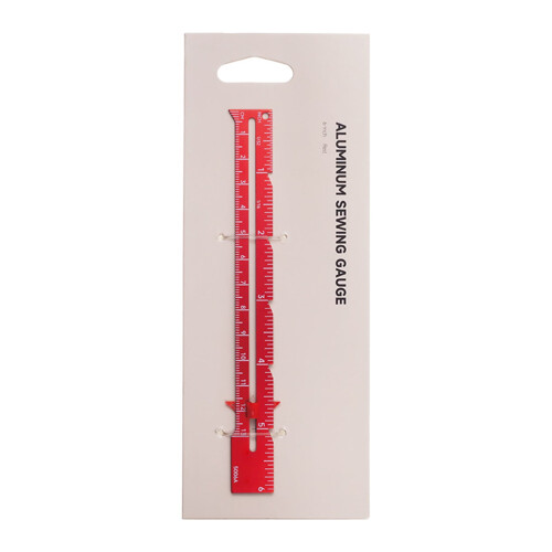 Sewing Gauge Metal Sliding Measuring Tool 1 Piece