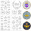 Stick and Stitch Embroidery Stabilizer Non-woven 4 Sheets 1