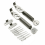 Stainless Steel Car Racing Mount Bonnet Hook Pin Lock Kit 3