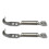 Stainless Steel Car Racing Mount Bonnet Hook Pin Lock Kit 4