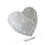 Heart-Shaped Paper Doily 10 cm 100 pcs 3