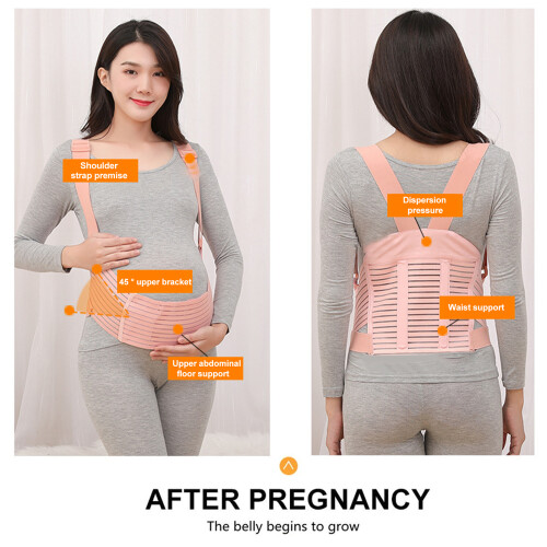 Maternity Belt with Shoulder Straps Adjustable Support Band 1