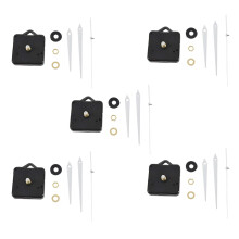 5X mécanisme de mouvement d'horloge à quartz pièces de réparation bricolage + mains blanches