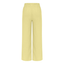 Women's Gold Linen Blend Palazzo Pants XL