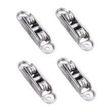 Sliding Window Pulley Alloy Double-Wheel Roller with Angle