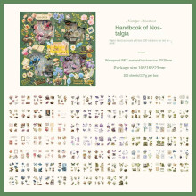 Vintage Sticker Box Set PET 100 pieces