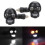 Skull LED Turn Signals DOT Approved Amber White 2-Pack 1