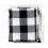 Black and White Cotton Dish Towel Classic Plaid 1 Pack 7