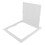 White ABS Hinged Push-Type Concealed Access Panel 8