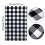Black and White Cotton Dish Towel Classic Plaid 1 Pack 2