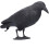 Plastic Crow Statue Simulation Decoy for Outdoor Garden 1