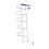 Over Door Hanger Rack Silver 3-Pack 5 Hooks 5