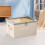 Karymi Clothing Storage Box Double Zipper Clear Window 4
