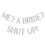 Bride Banner Silver Glitter Bachelorette Party Decor 1