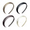 Women's Plastic Headbands with Teeth Comb Anti-Slip Design 4