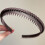 Women's Plastic Headbands with Teeth Comb Anti-Slip Design 5