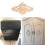Wood Carved Appliques Unpainted 2 Pieces 5