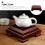 Wooden Square Cake Stand with Dome Pedestal 3