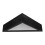 Triangle Flag Case Wooden Black 1 Piece 8
