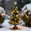 Christmas Tree Bauble Ornament Set Gold 24 pcs 4