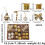 Christmas Tree Bauble Ornament Set Gold 24 pcs 7