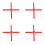 Silicone Heat Insulation Mat Foldable Cross-Shaped 1 Piece 2