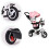 Auvent rotatif de tricycle, roues en caoutchouc durables 6