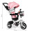 Auvent rotatif de tricycle, roues en caoutchouc durables 7