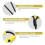 Yellow Polyester Foam Sunglasses Lanyard 33.5 x 0.7 in 8