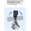 Aluminum Motorcycle Windscreen Mount Clamp for Action 4