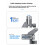 Aluminum Motorcycle Windscreen Mount Clamp for Action 6
