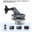 Aluminum Motorcycle Windscreen Mount Clamp for Action 5