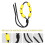 Yellow Polyester Foam Sunglasses Lanyard 33.5 x 0.7 in 3