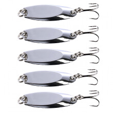 Spoon Fishing Lure Metal Biomimetic 5 Pcs