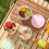 Leachable Fruit Cup with Fork Portable Picnic Box 1.2L 7