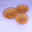 Wicker Storage Basket Round Khaki Polypropylene 4