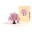 3D Pop-Up Card with Cherry Blossom Tree and Birds for 1