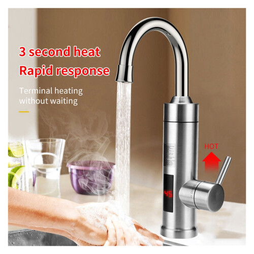 Instant Water Heater for Kitchen Faucet with LED Display 1