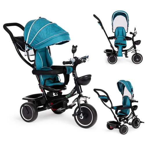 Siège pivotant pour poussette tricycle vélo 1