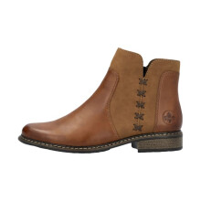 Bottine Cuir Rieker Cristallino - Marron