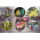 Rain Ponchos for Adults Reusable 2-Pack with Hood and 6