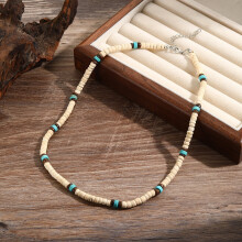 Men's Turquoise Necklace Surfing Punk Hip-Hop Pendant