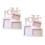 Wooden Photo Frame Love Collage 2 pcs 1