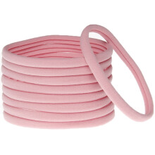 Circular Hair Band Nylon Assorted Colors 36 Pcs 10 x 0.2