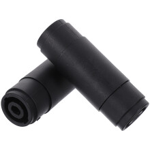 FOXNOVO loudspeaker connectors black 2 pcs