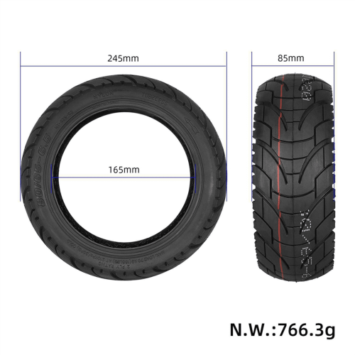 Electric Scooter Tire Black 1 Piece 1